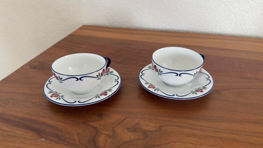 Servies, Ophalen of Verzenden, Porselein, Overige stijlen, Kop(pen) en/of Schotel(s)