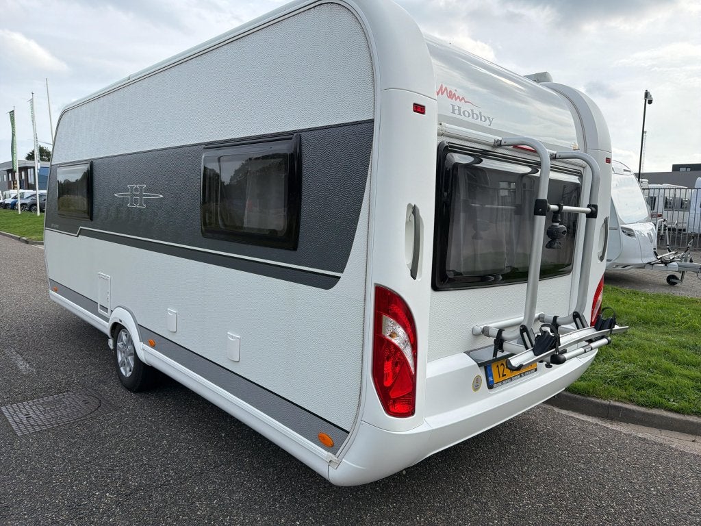 Hobby De Luxe 495 UL, Caravans en Kamperen, Schokbreker, Rondzit, Hobby, Bedrijf