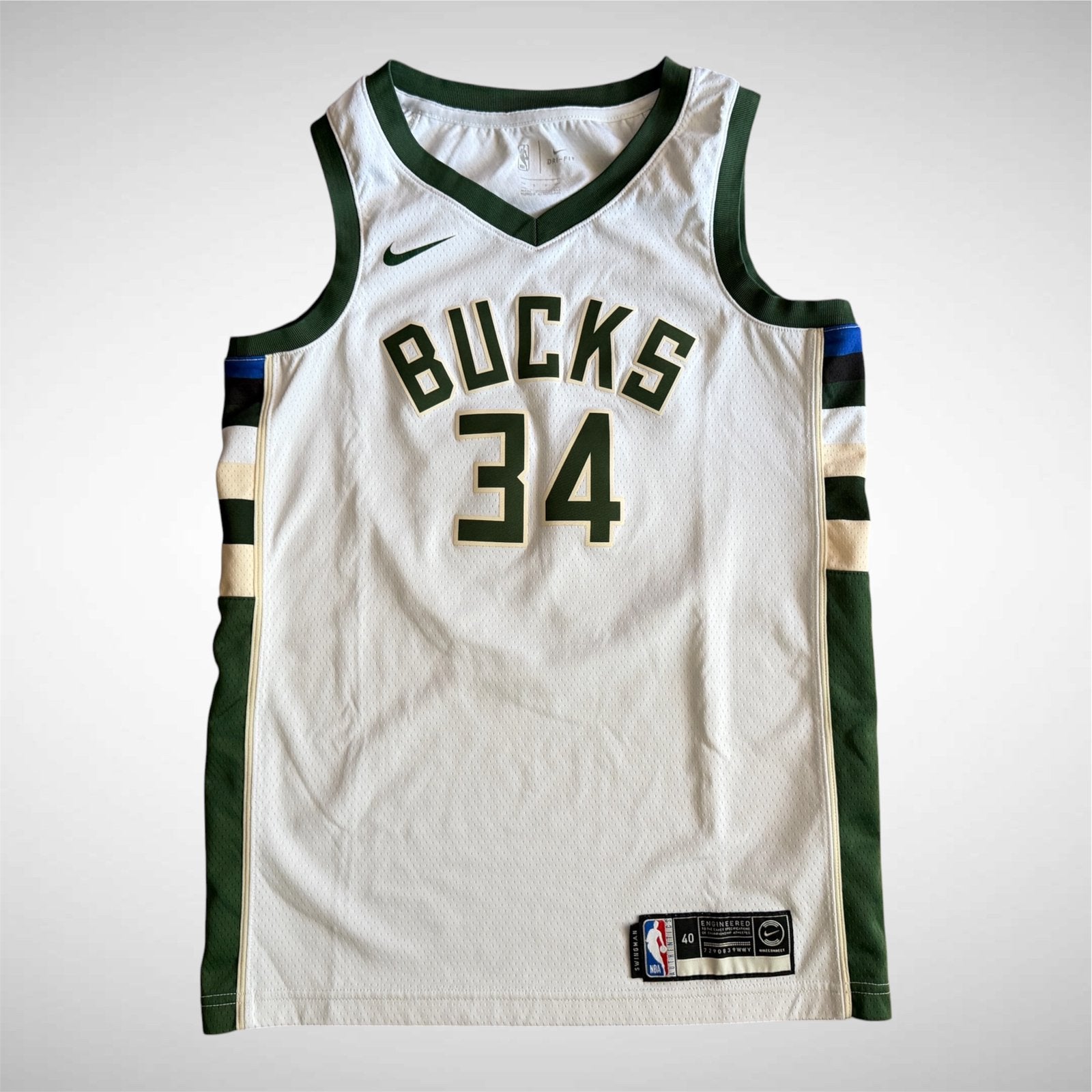 Giannis Antetokounmpo NBA jersey maat small Nike shirt sport, Ophalen of Verzenden, Zo goed als nieuw, Kleding
