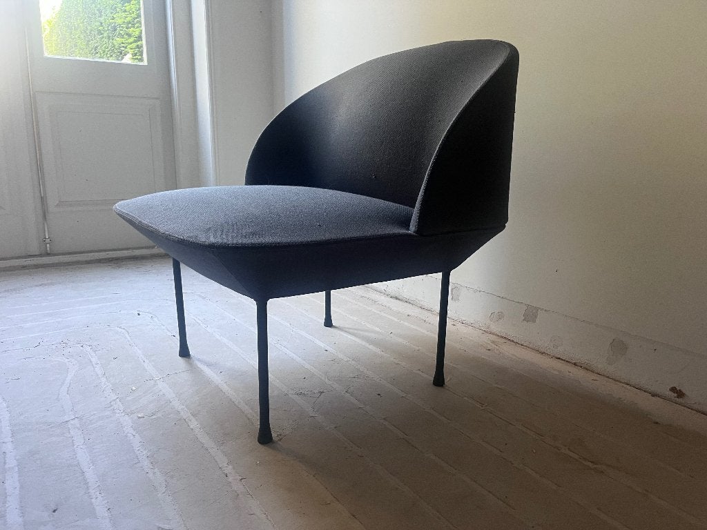 Muuto design fauteuil Steelcut 550, Huis en Inrichting, Ophalen, Design, 75 tot 100 cm, Zo goed als nieuw