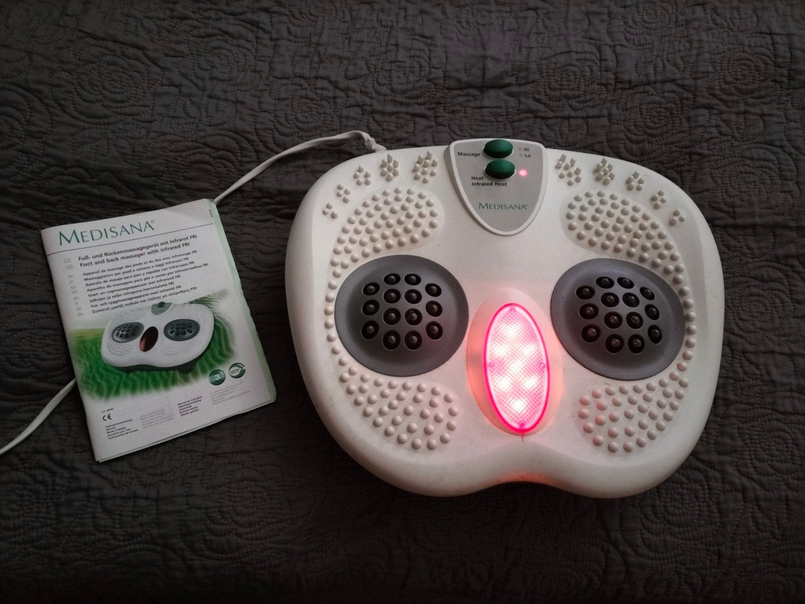 Voet en rugmassageapparaat van het merk medisana, Ophalen of Verzenden, Apparaat