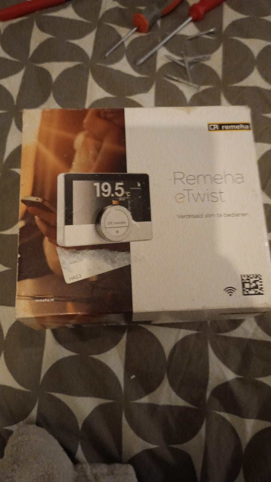 Remeha thermostaat op afstand bedienbaar, Ophalen, LED