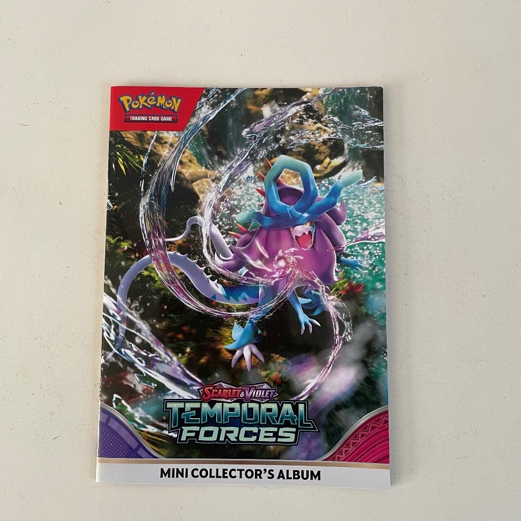 Pokémon Scarlet & Violet Temporal Forces collectors album, Ophalen of Verzenden, Nieuw, Boek of Catalogus