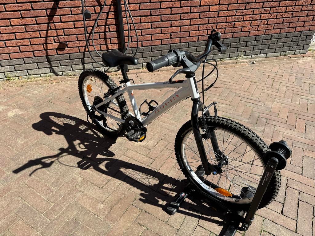 Rockrider MTB 20 inch - Ideaal voor jonge avonturiers, Gebruikt, Hardtail, Velgrem, Ophalen