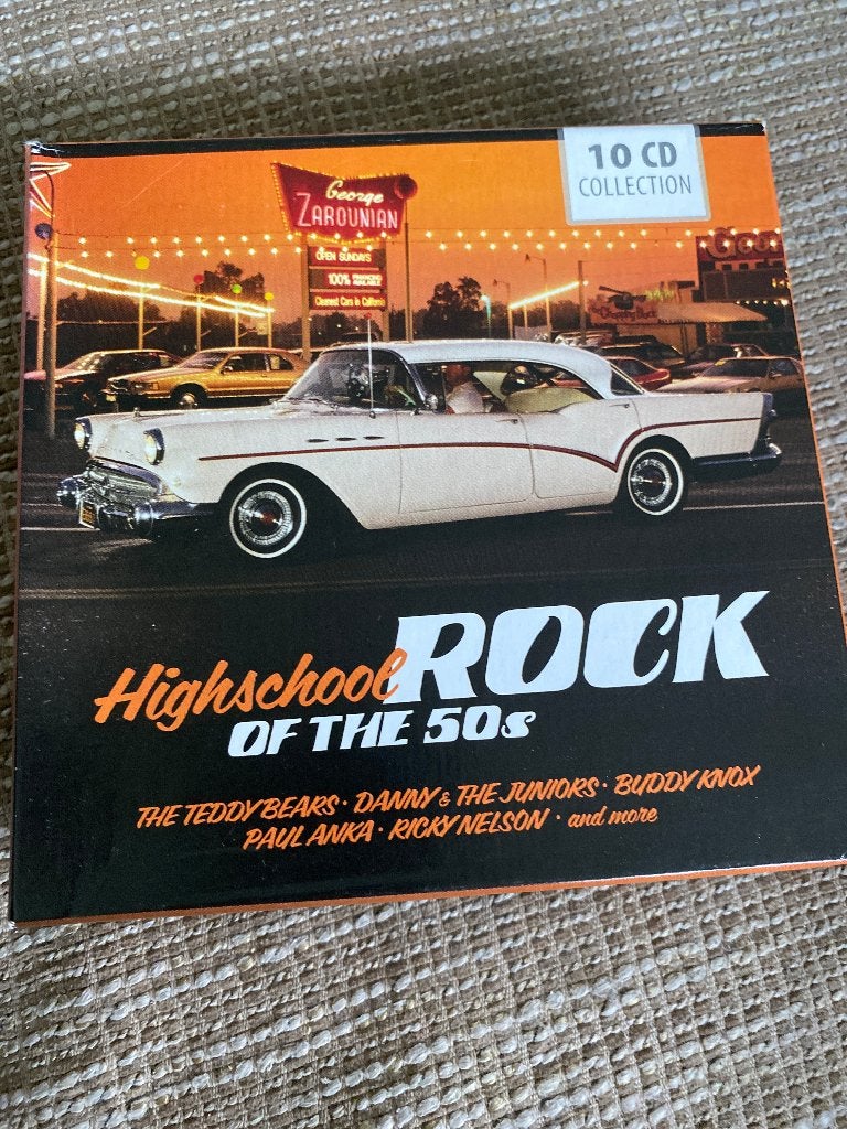 Highschool Rock of the 50s - 10 CD Collectie, Ophalen of Verzenden, Zo goed als nieuw, Verzamelalbum, Inclusief doosje
