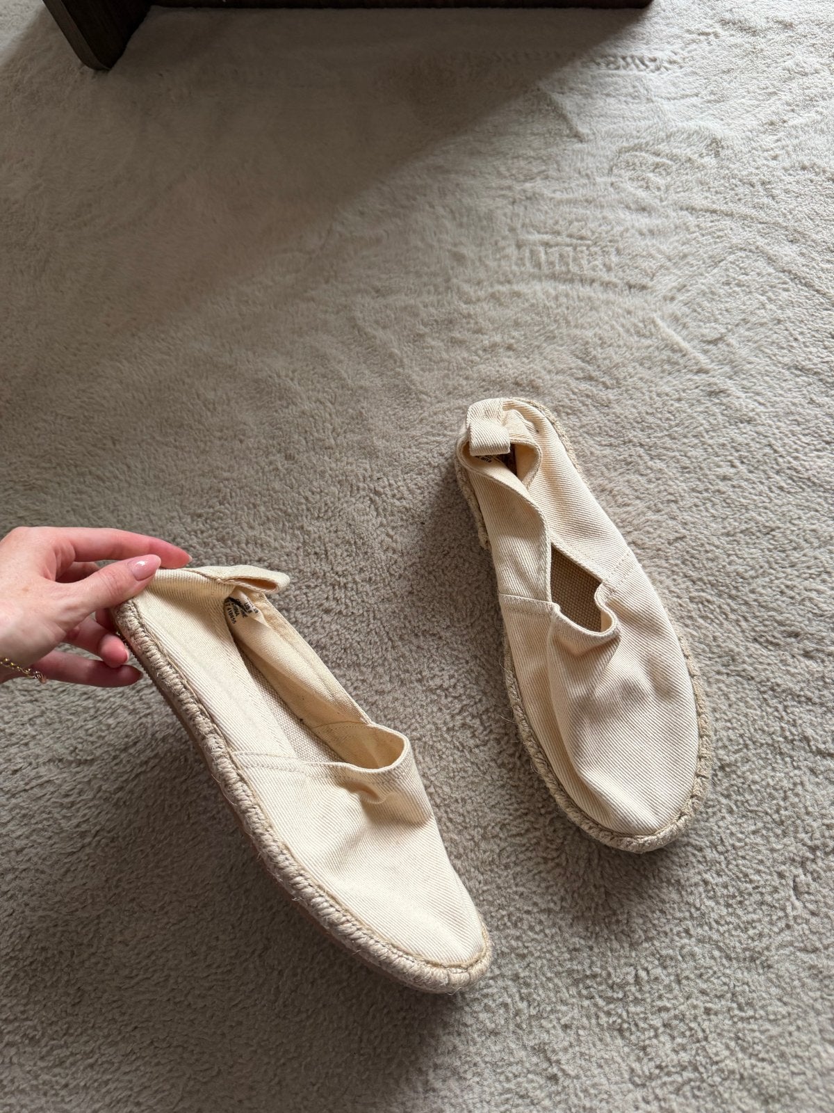 H&M Espadrilles Maat 39, Verzenden, Gedragen, Beige, Espadrilles of Moccasins