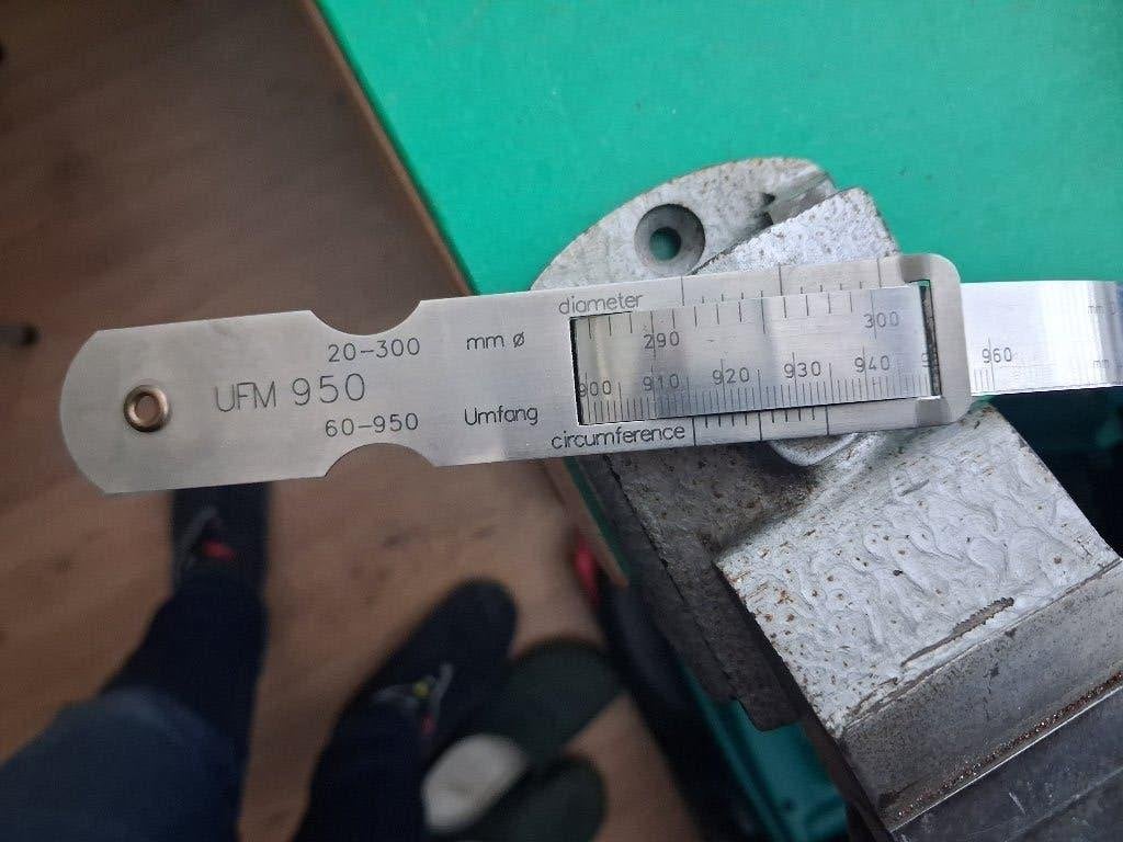 omtrekband  meetgereedschap diameter bereik 60mm tot 300mm, Doe-het-zelf en Verbouw, Ophalen of Verzenden, Zo goed als nieuw, Afstand