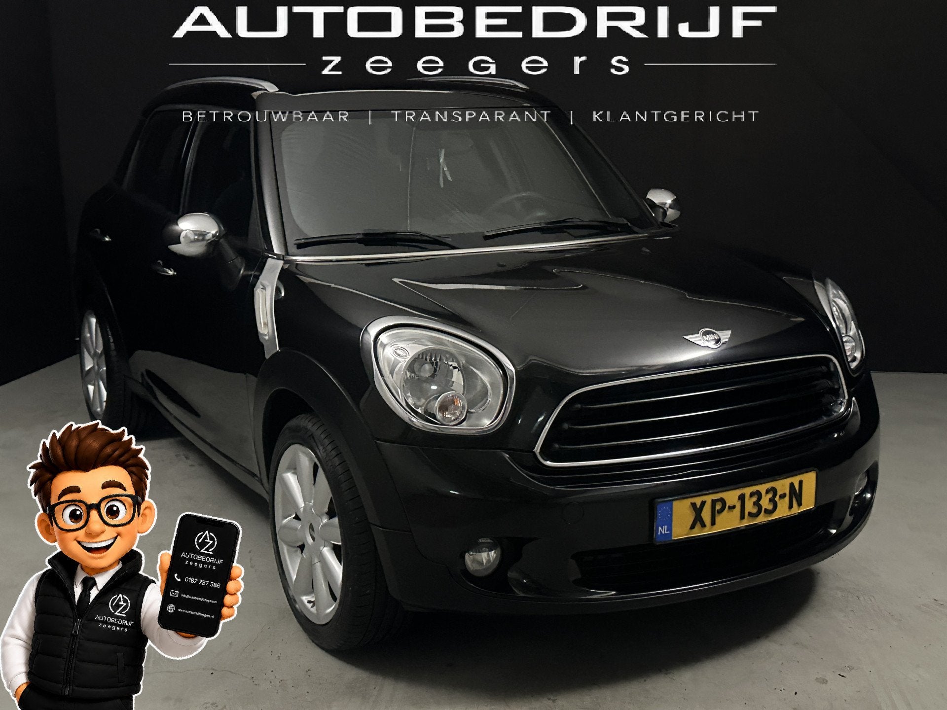 MINI Countryman 1.6 One Chili Goed Onderhouden*Super*, Auto's, Mini, Voorwielaandrijving, Euro 5, Gebruikt, Zwart