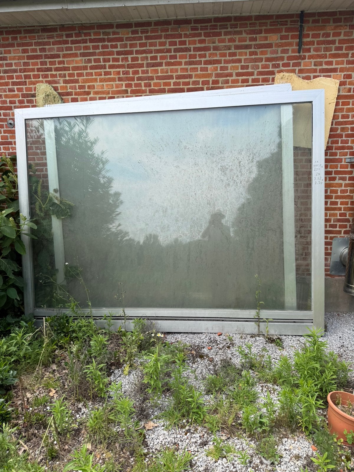 Schuifpui 3 stuks, Ophalen, 225 cm of meer, Zo goed als nieuw, Metaal