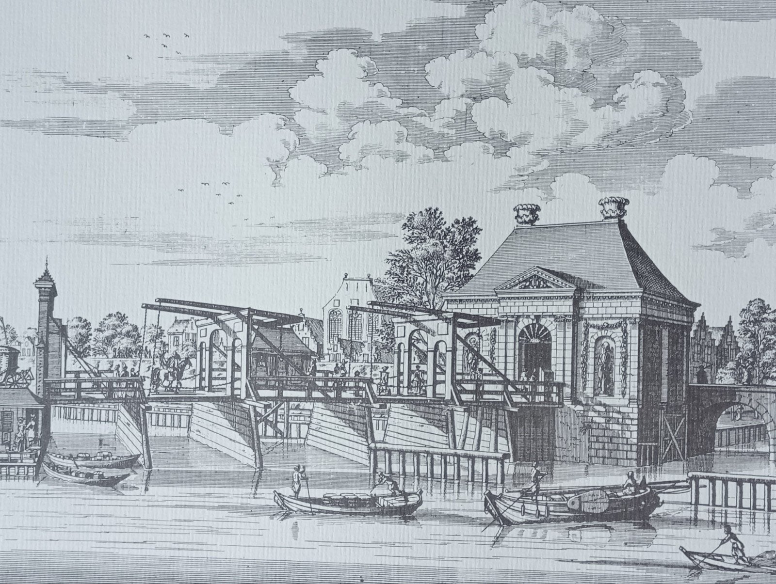 De Heilige Weg Poort Amsterdam Gravure, Ophalen of Verzenden