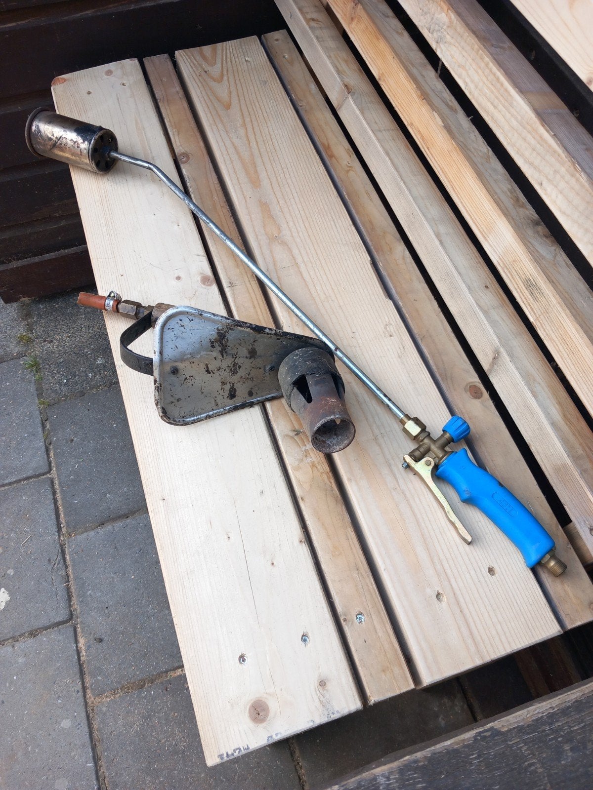 Onkruidbrander en dakbrander set, Doe-het-zelf en Verbouw, Ophalen, Gebruikt, Overige typen, Overige merken