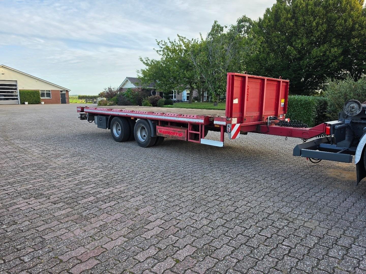 Nooteboom FELLECHNER MP22-S18 container aanhanger, met ronge, Auto's, Overige kleuren, Overige brandstoffen, Bedrijf, Aanhangers en Opleggers