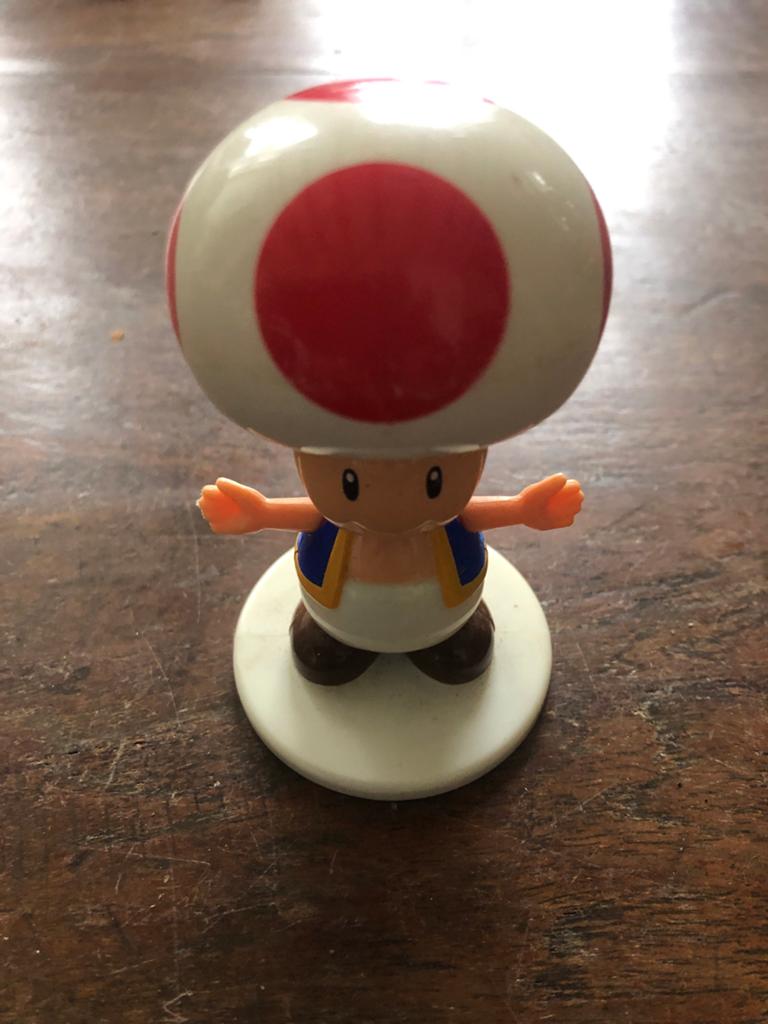 Super Mario Toad figuur, Ophalen of Verzenden, Zo goed als nieuw