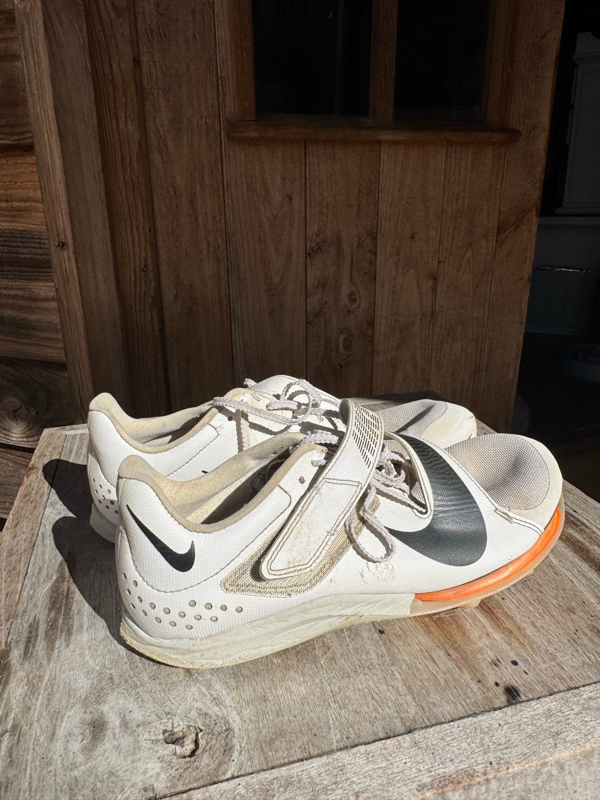 Nike air zoom LJ elite - verspringspikes - gebruikt - 40,5, Gebruikt, Nike, Ophalen of Verzenden, Spikes