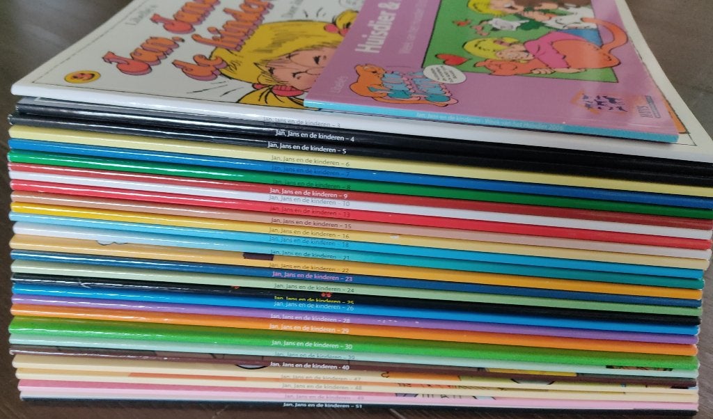Jan, Jans en de kinderen; 27 delen, Boeken, Stripboeken, Meerdere stripboeken, Ophalen of Verzenden, Gelezen, (Studio) Jan Kruis