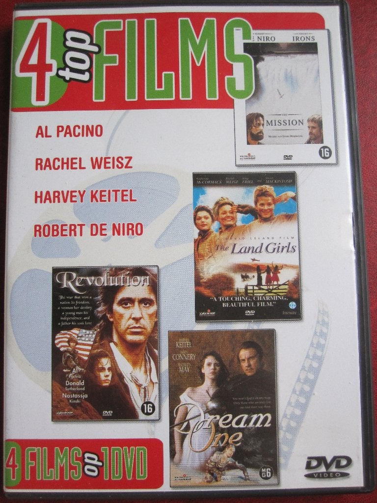 4 Top Films (4 films op 1 DVD), Engels, Vanaf 16 jaar, Nederlands, Overige genres