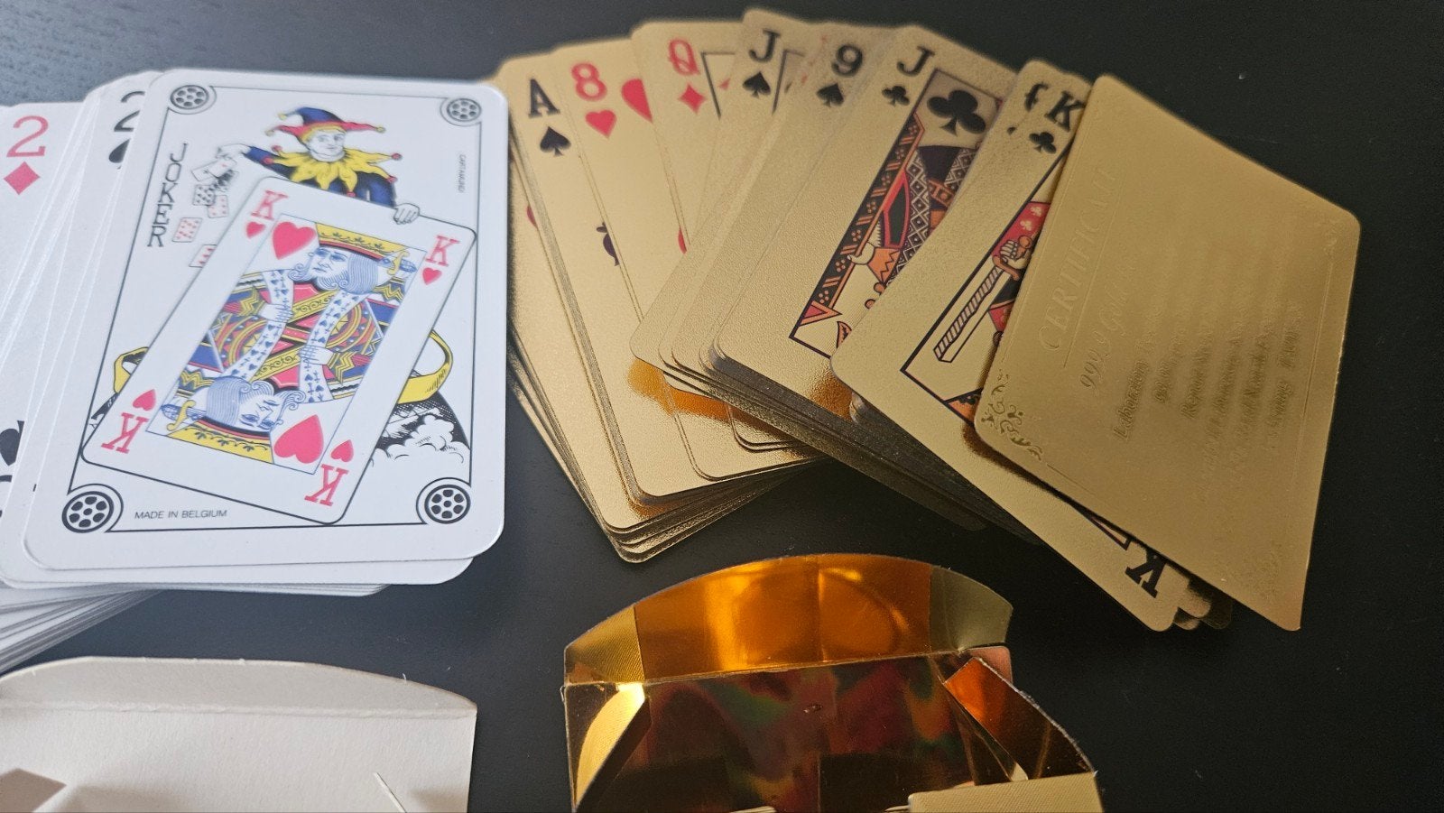 Holland Casino Speelkaarten - Goud en Klassiek, Een of twee spelers, Ophalen of Verzenden, Zo goed als nieuw, Holland Casino