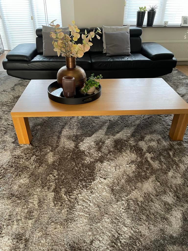 Licht eiken salontafel - Modern en stijlvol (eijerkamp), Huis en Inrichting, Tafels | Salontafels, Ophalen, 100 tot 150 cm, Eikenhout