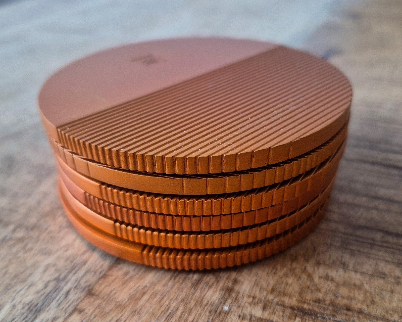 Nespresso Barista onderzetters, 6x, Oranje, Glasonderzetter, Overige materialen, Ophalen of Verzenden