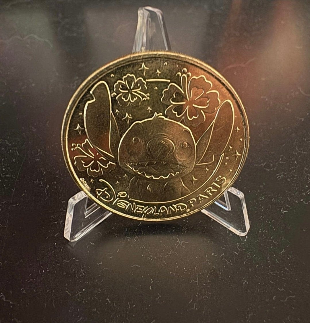 Disney Stitch munt Disneyland Parijs 2026, Verzamelen, Ophalen of Verzenden, Overige figuren, Nieuw