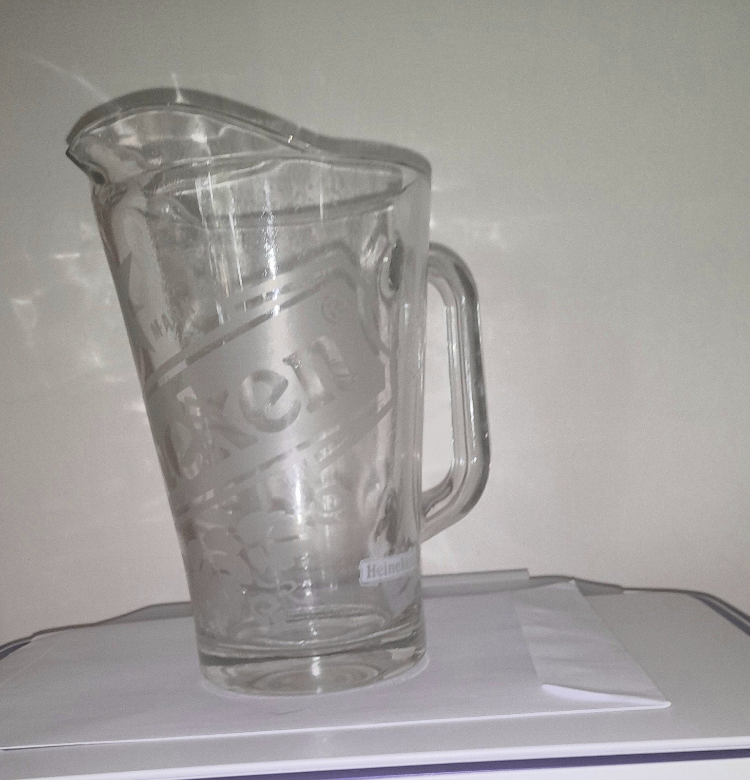 Heineken bierpul, Ophalen of Verzenden, Zo goed als nieuw, Bierglas