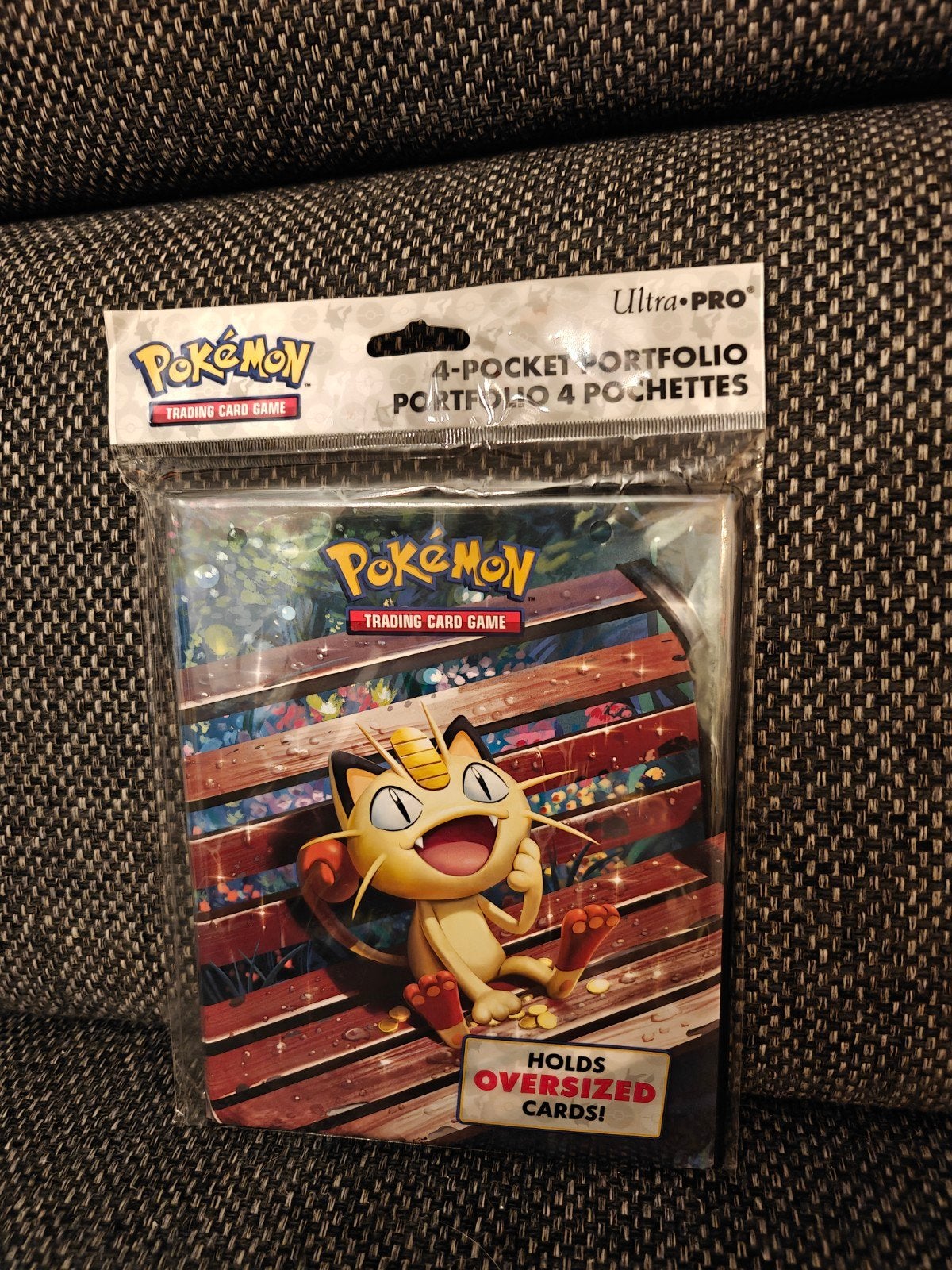 Pokemon 4-pocket portfolio Ultra Pro Meowth, Ophalen, Nieuw, Boek of Catalogus