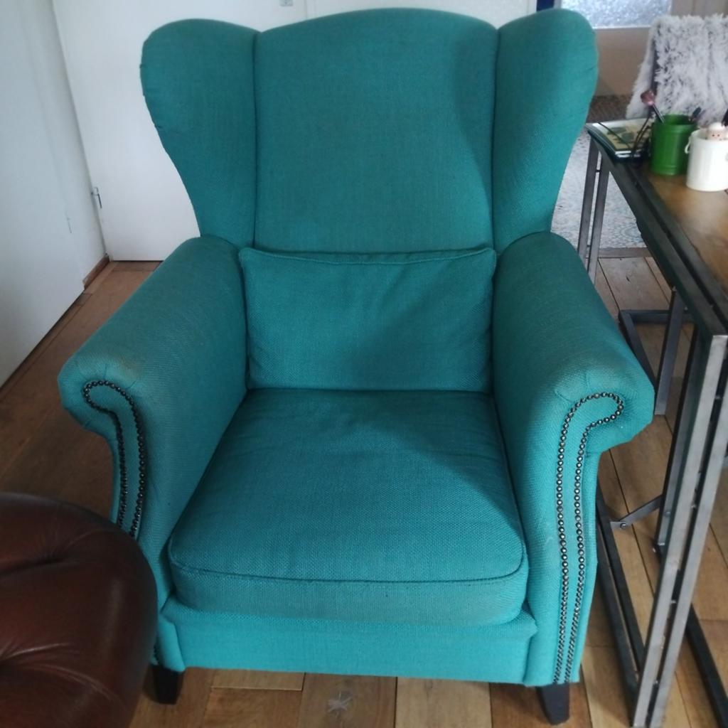 Prachtige grote oor fauteuil. Als nieuw., Ophalen, 75 tot 100 cm, Zo goed als nieuw, 75 tot 100 cm
