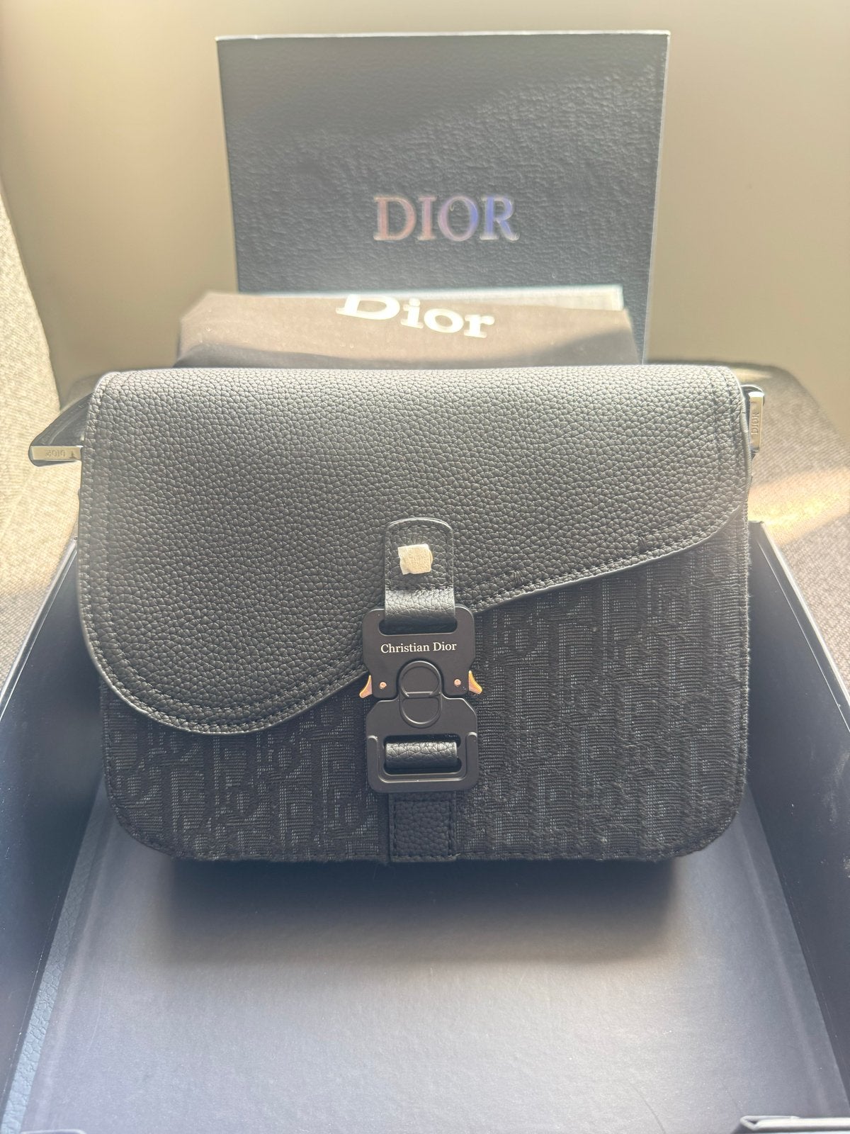 Dior Saddle Bag zwart-blauw, Ophalen of Verzenden, Nieuw, Zwart