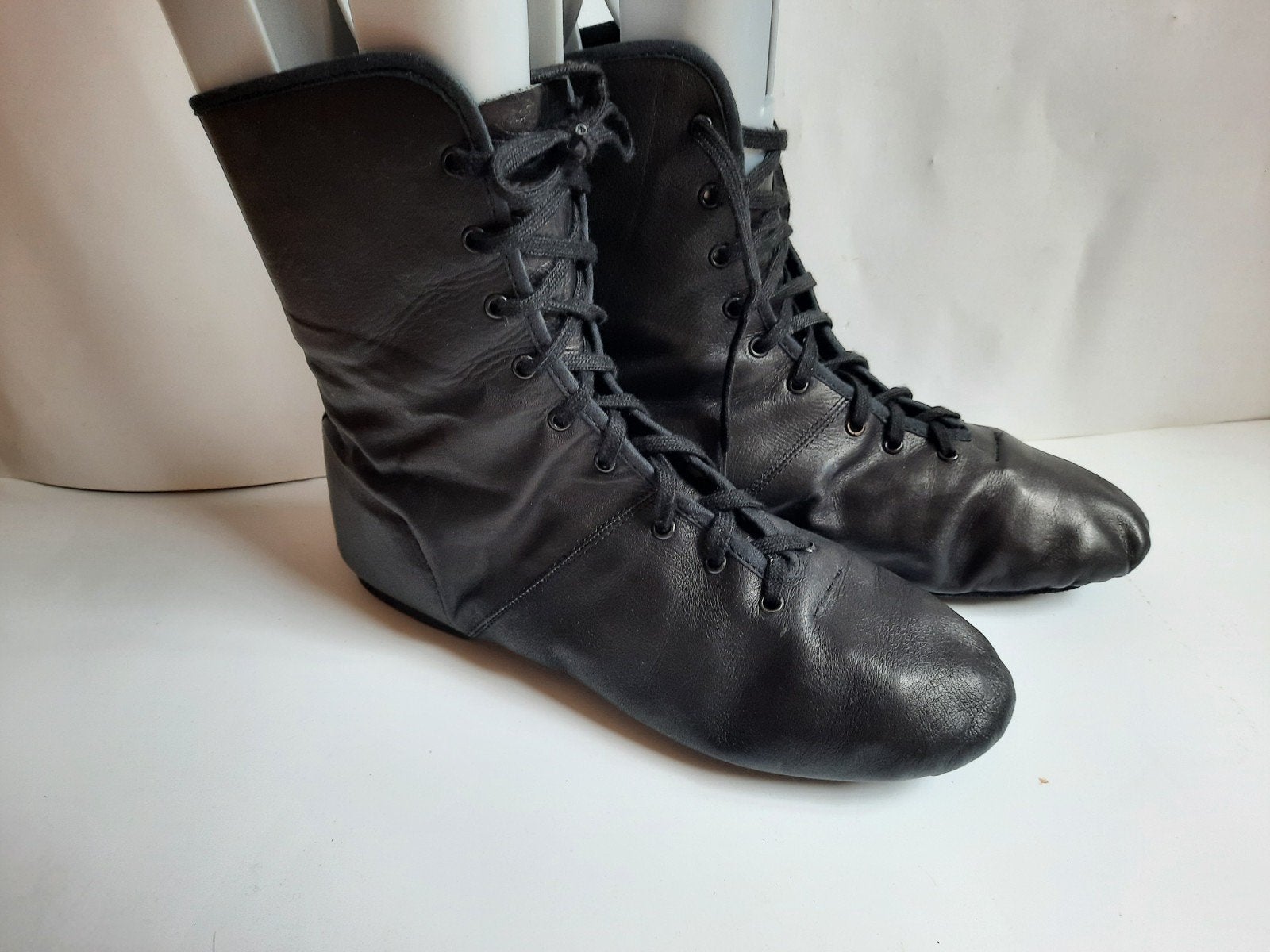 ZGAN Jazz laarsjes mt 39 zwart leer, Ophalen of Verzenden, Zo goed als nieuw, Schoenen