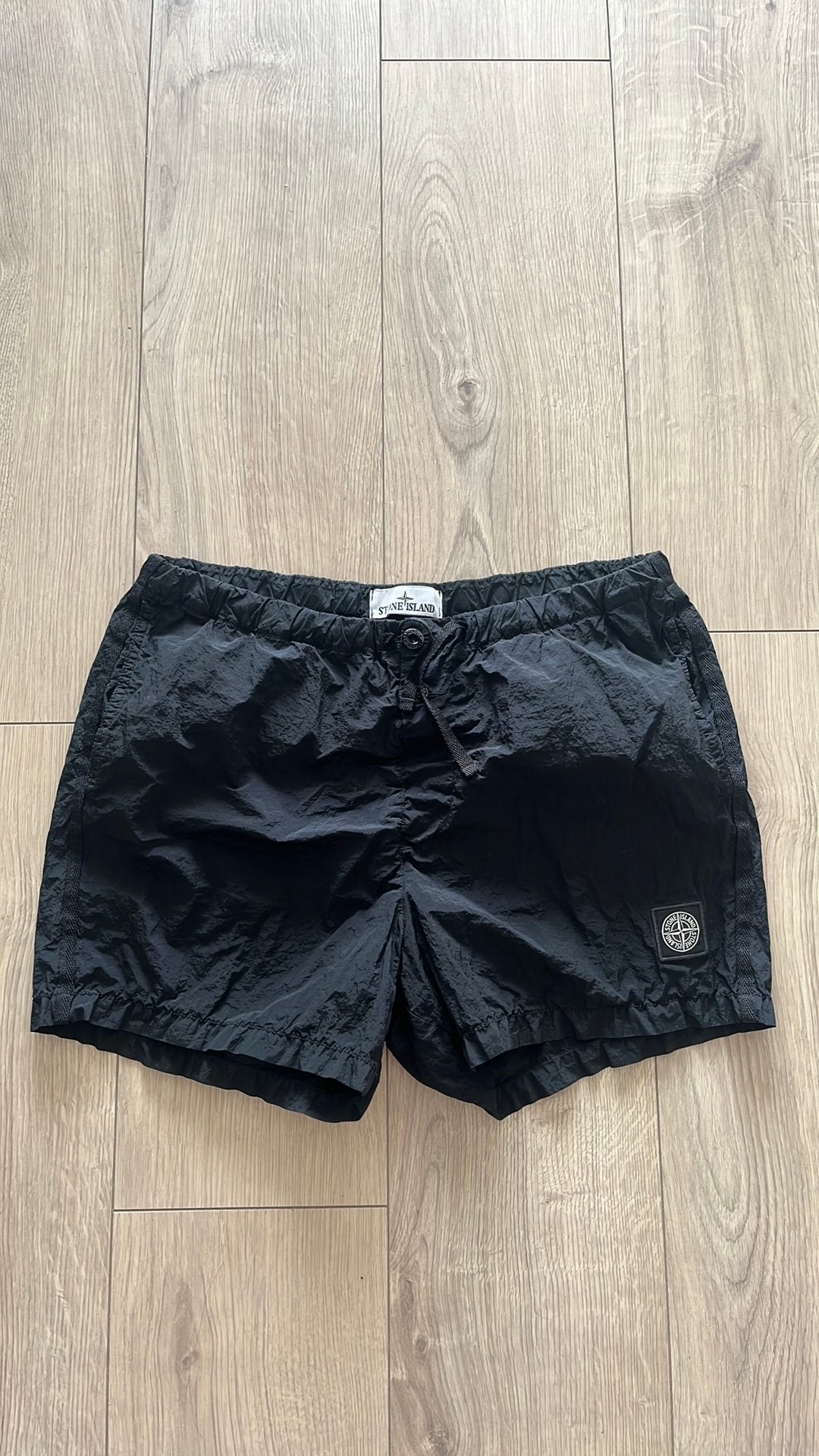 Stone island zwembroek zwart medium, Ophalen, Maat 48/50 (M), Zwart