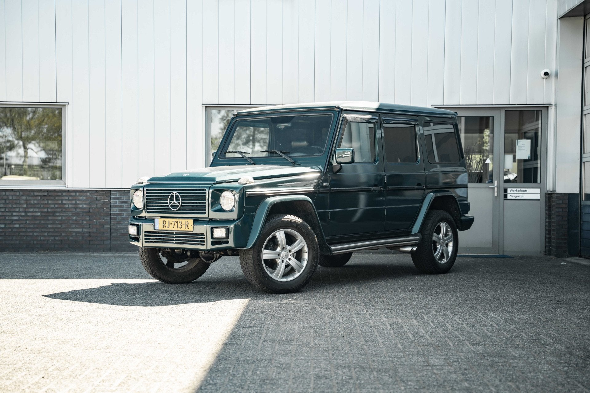 Mercedes-Benz G-Klasse 320 St.Wagon | Youngtimer (bj 1997), Auto's, Oldtimers, Automaat, Zwart, Bedrijf, Startonderbreker