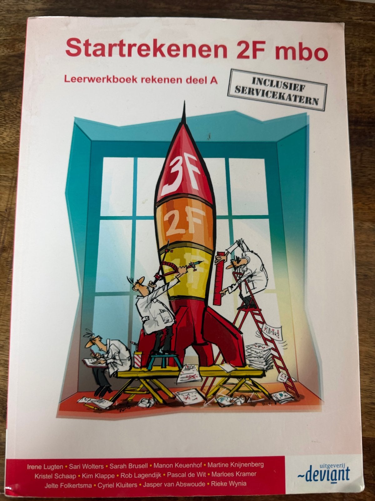 Startrekenen 2F mbo - Leerwerkboek rekenen deel A, Ophalen of Verzenden, Zo goed als nieuw, Overige niveaus, Overige vakken