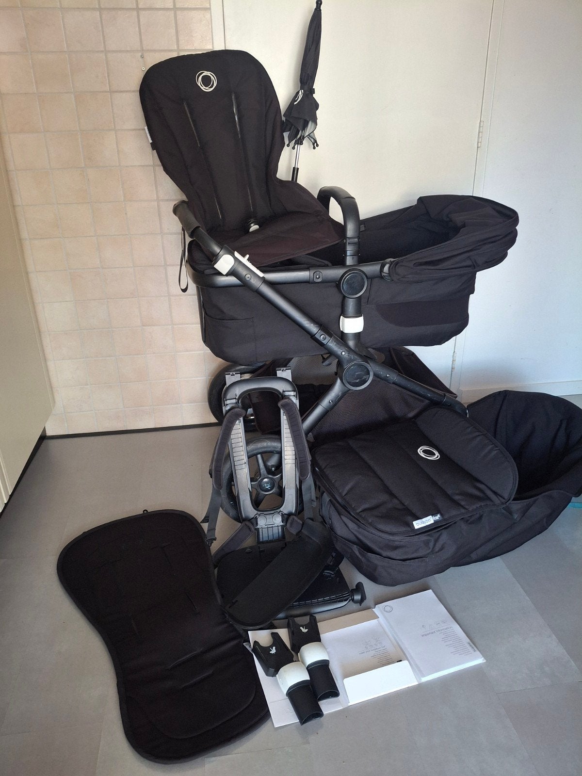 Bugaboo Fox 2 Combiwagen met 2 reiswiegen! - Compleet met ac, Ophalen, Gebruikt, Bugaboo, Combiwagen