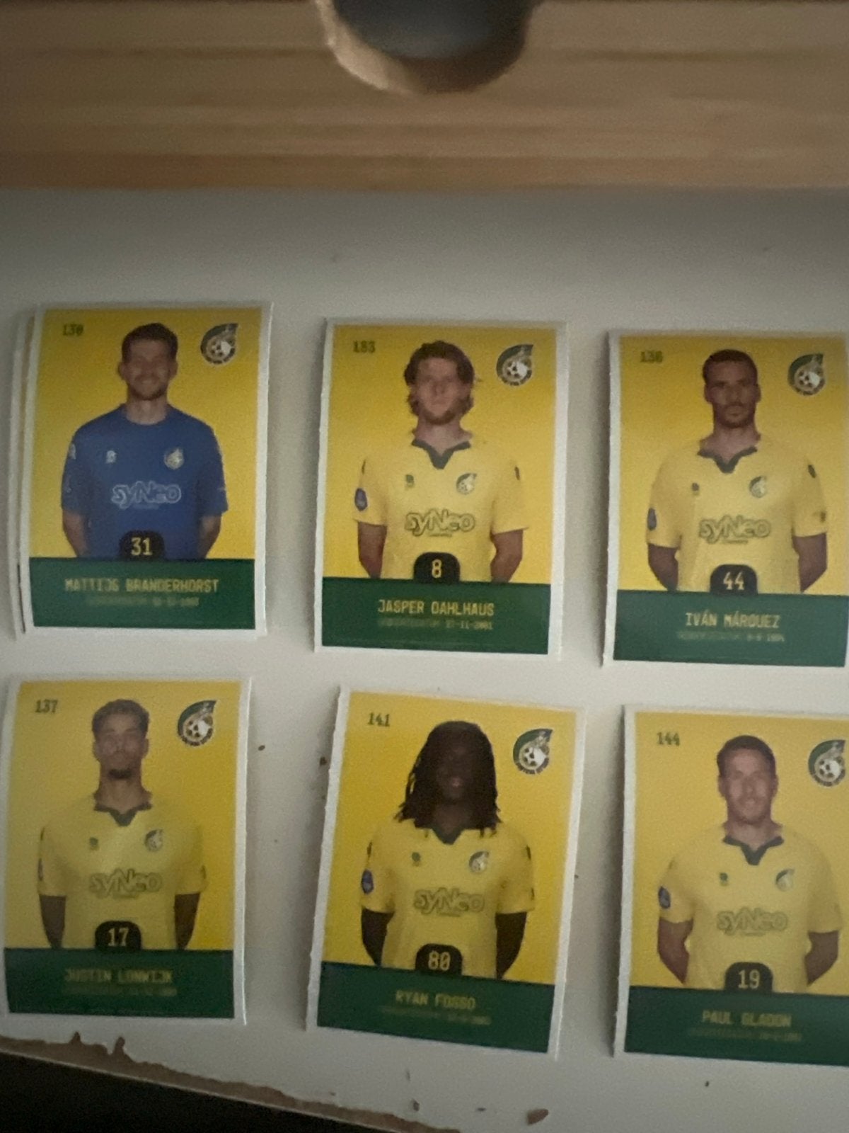 Plus voetbalplaatjes 2026 Fortuna Sittard - Nrs. 130, 133, 1, Verzenden, Nieuw, Overige binnenlandse clubs, Poster, Plaatje of Sticker