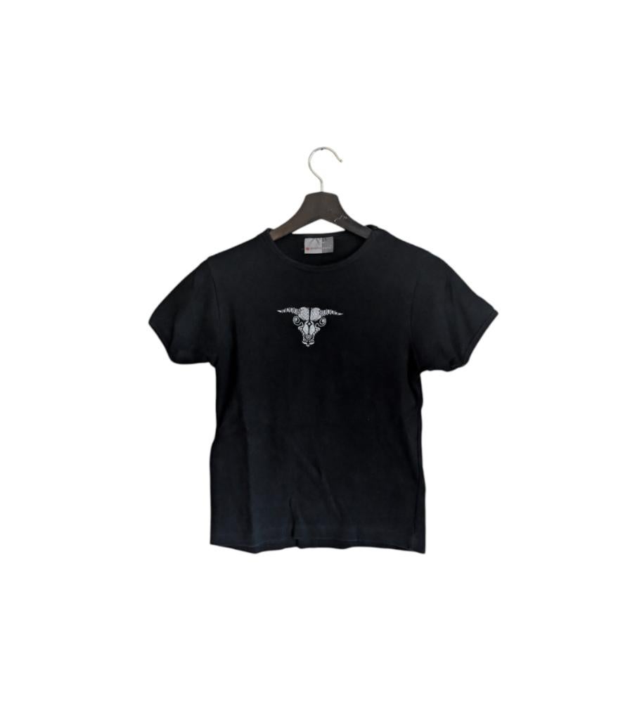 subway to sally girly tee 00s – medium – vintage shirt, Promodoro, Maat 48/50 (M), Zwart, Promodoro