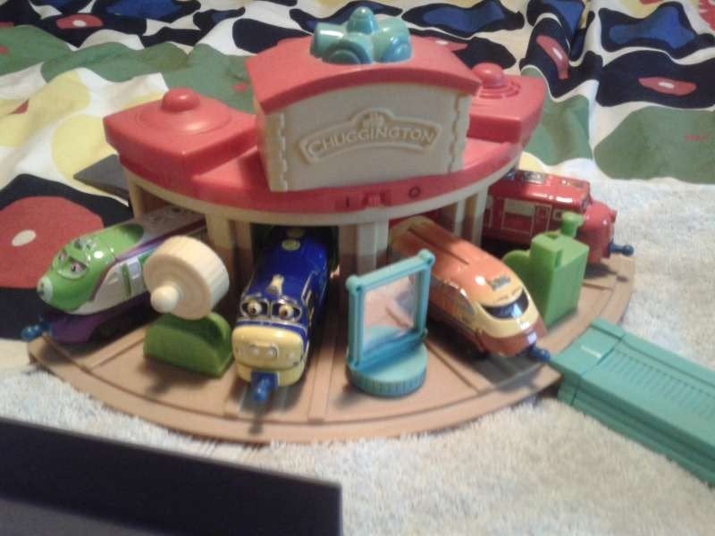 Chuggington uitgebreide treinset, Ophalen of Verzenden, Zo goed als nieuw