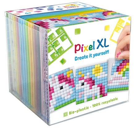 Pixelhobby Create it yourself XL kubusset 24207 eenhoorns, ., Dieren, Nieuw, Ophalen of Verzenden