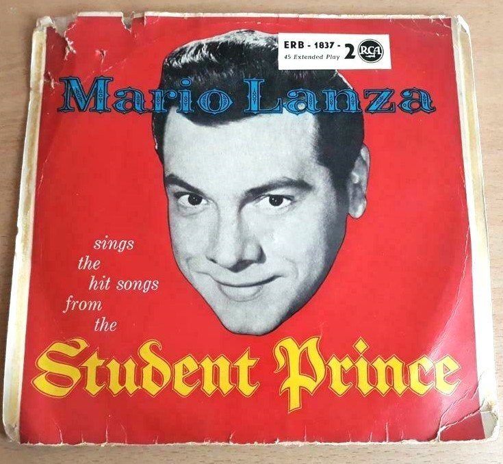 Mario Lanza Sings The Hit Songs From The Student Prince - EP, Gebruikt, 7 inch, Ophalen of Verzenden, Classicisme