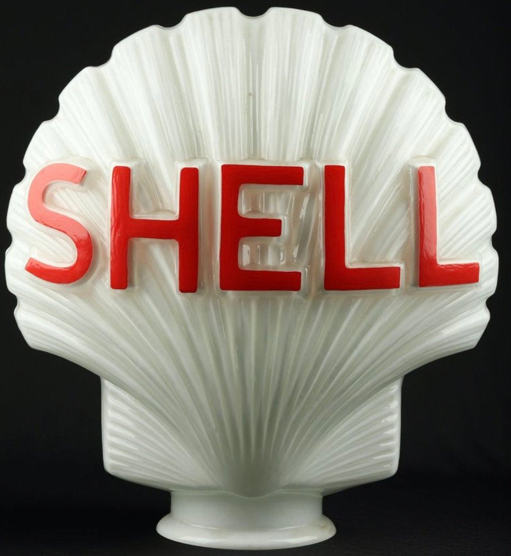 Replica benzinepomp globe Shell in perfecte staat, Verzamelen, Ophalen of Verzenden, Zo goed als nieuw