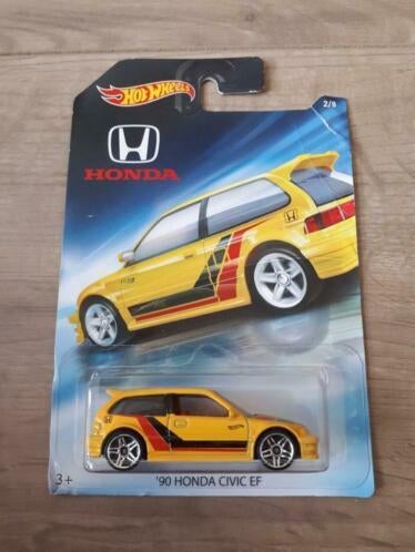 90 Honda Civic Ef(hotwheels), Ophalen of Verzenden, Nieuw, Auto