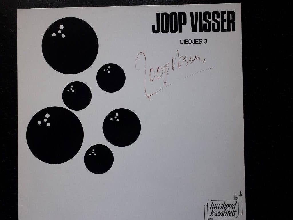JOOP VISSER - LIEDJES 3 - GESIGNEERD - LP, Verzenden, Gebruikt, 12 inch, Levenslied of Smartlap