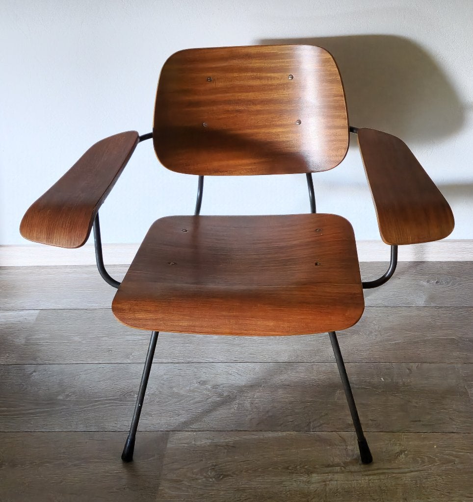 Vintage design fauteuil Pilastro, Tjerk Reijenga, Huis en Inrichting, Fauteuils, Ophalen, Gebruikt, Jaren 60, 75 tot 100 cm
