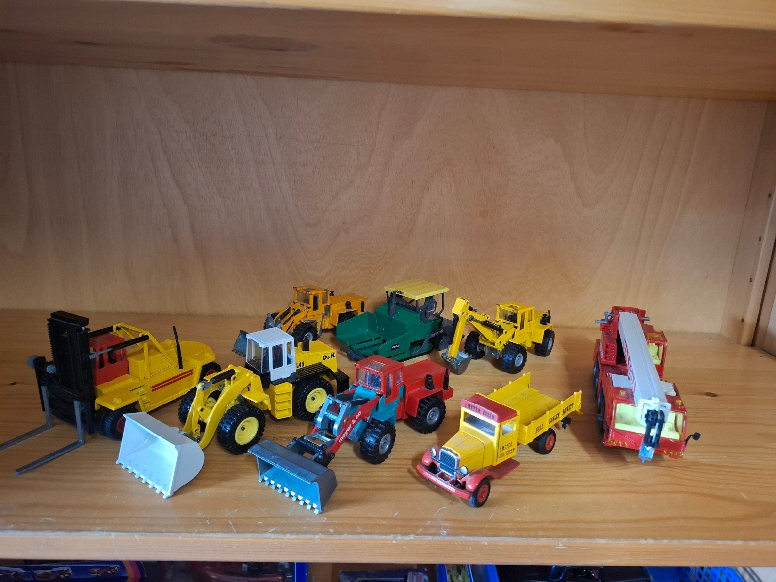 Set Siku Werktuigen - Diverse Bouwvoertuigen bespeeld, Hobby en Vrije tijd, Modelauto's | 1:50, Ophalen of Verzenden