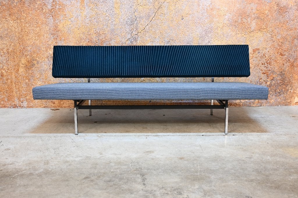 ZGANieuw fraaie stoffen Gispen 540 design (slaap) bank, Gipsen, 150 tot 200 cm, Gipsen, 75 tot 100 cm