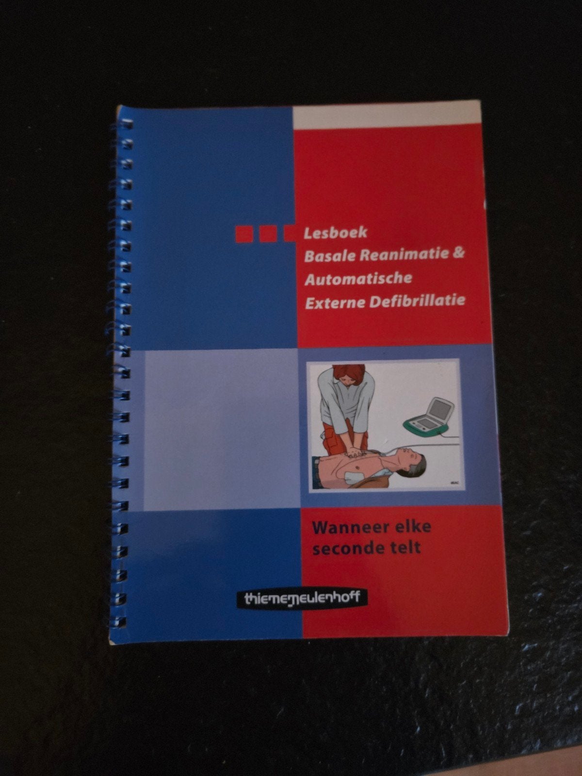 Lesboek Basale Reanimatie & AED - Thiememeulenhoff, Boeken, Ophalen of Verzenden, Zo goed als nieuw, Gamma, European Resuscitation Council