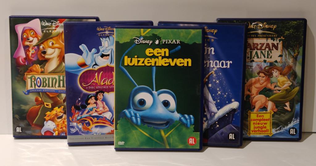 Disney Pixar DVD Set NL gesproken/ondertiteld 5 klassiekers, Tekenfilm, Amerikaans, Ophalen of Verzenden, Zo goed als nieuw