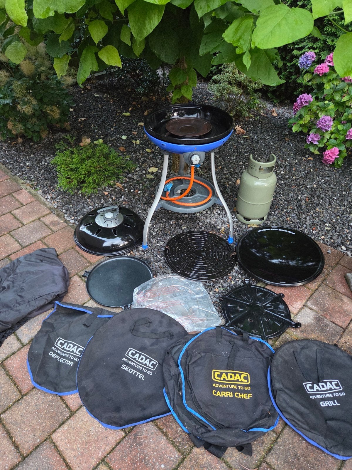 cadac carri chef skottelbraai volle gasfles, Ophalen, Zo goed als nieuw, Cadac carri chef