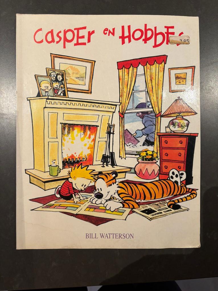 Casper en Hobbes stripboek, Boeken, Eén stripboek, Ophalen of Verzenden, Zo goed als nieuw