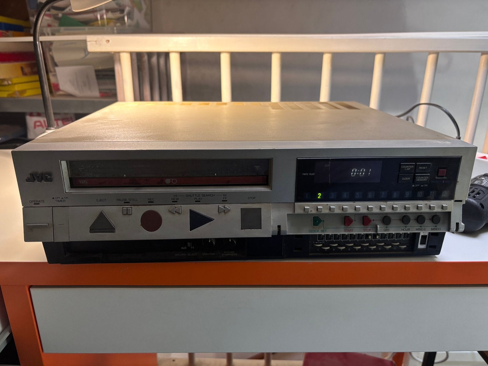 JVC videorecorder HR-D120EB (vintage), Audio, Tv en Foto, Videospelers, Ophalen of Verzenden, Gebruikt, VHS-speler of -recorder