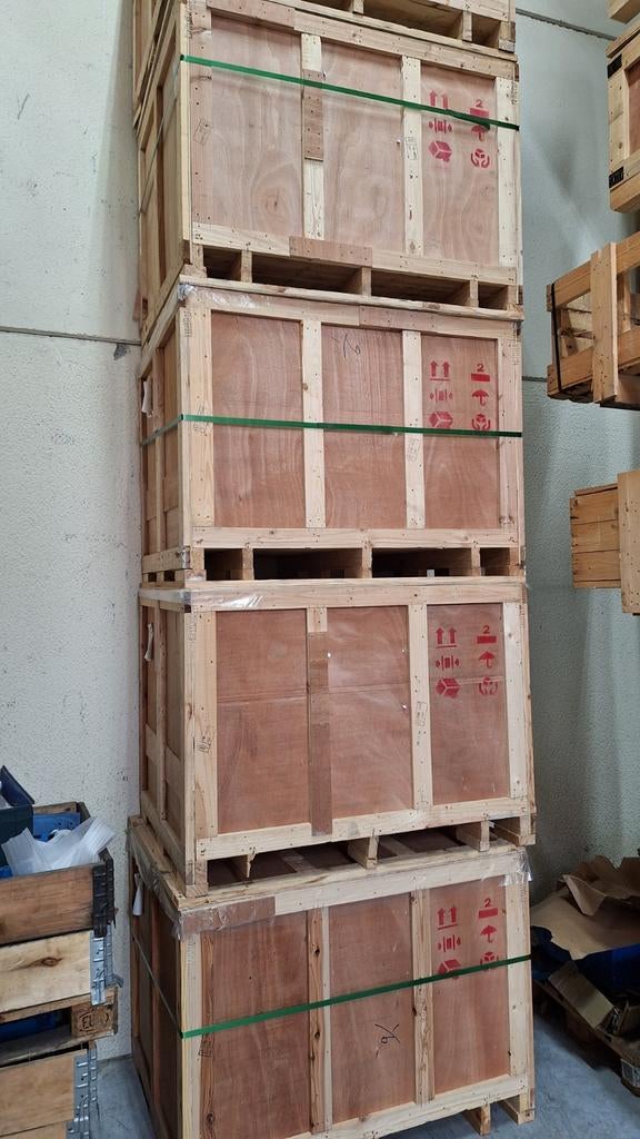 Houten Palletbox voor verpakken, transport verh, Ophalen, 100 cm of meer, 60 cm of meer, 50 cm of meer